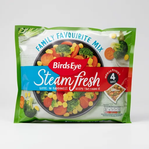 Birds Eye Steamfresh 4 Family Favourites Steam Bags 540g