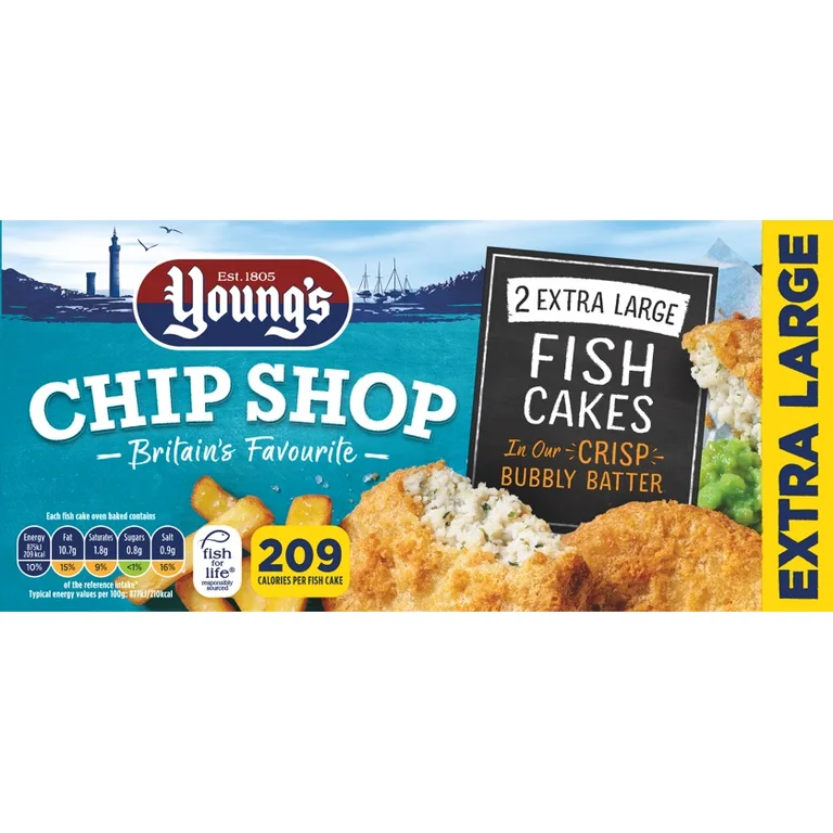 Young's Chip Shop Extra Large Fish Cakes