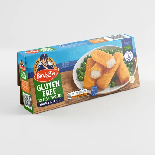 Birds Eye 12 Gluten Free Breaded Fish Fingers 360g