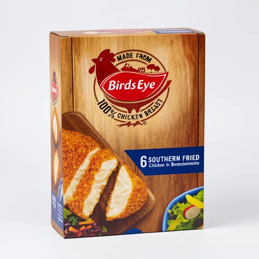 Birds Eye 6 Southern Fried Breaded Chicken Breast Steaks 540g