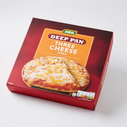 ASDA Deep Pan Three Cheese Pizza 358g