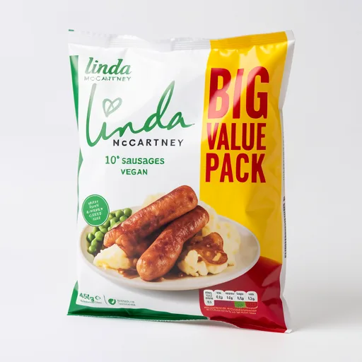 Linda McCartney's 10 Vegan Sausages 450g