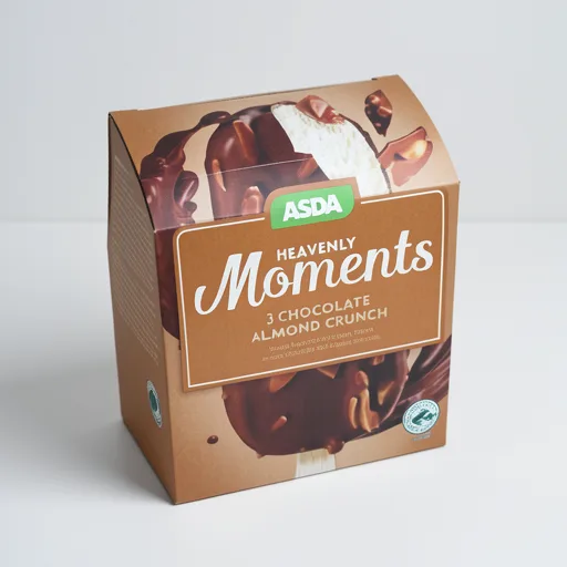 ASDA Chocolate Almond Coated Ice Creams 3 x 110ml (330ml)