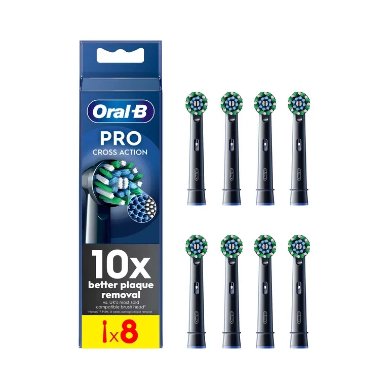 Oral-B CrossAction Electric Toothbrush Heads With Clean Maximiser