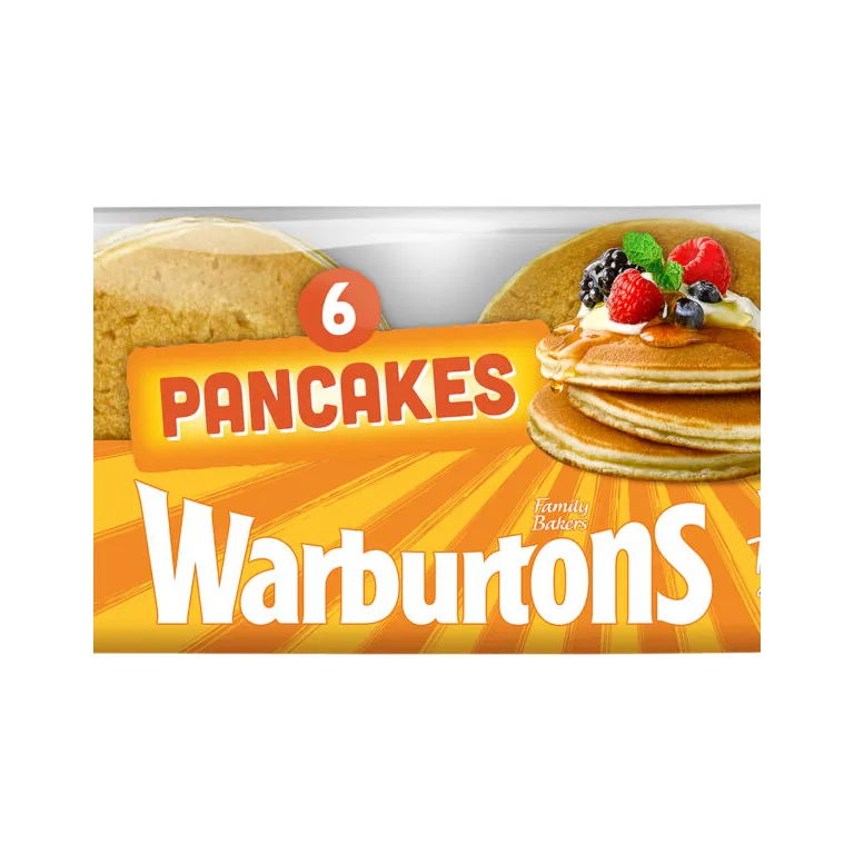 Warburtons Pancakes   6 pack