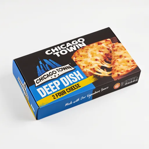 Chicago Town Deep Dish Four Cheese Pizzas x2 (310g)