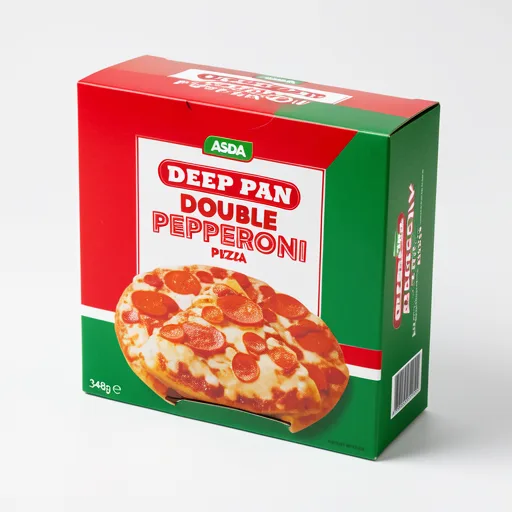 ASDA Deep Pan Double Pepperoni Pizza 348g