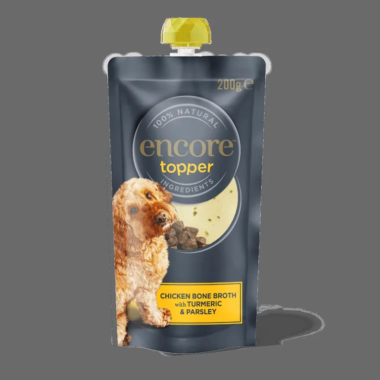Encore Topper Chicken Bone Broth with Turmeric & Parsley 200g