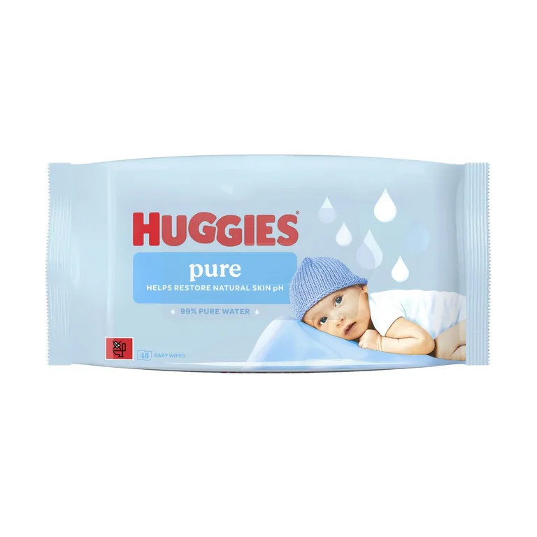 Huggies 48 Pure Baby Wipes