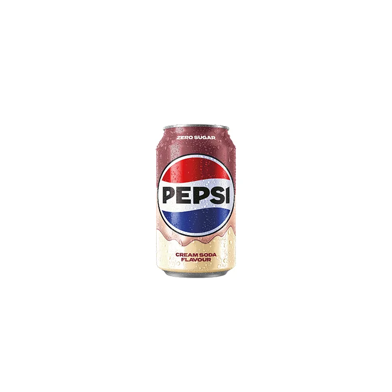 Pepsi Cream Soda Soft Drink Cans
