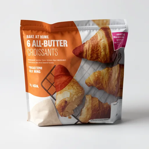 ASDA Bake at Home 6 All-Butter Croissants 246g