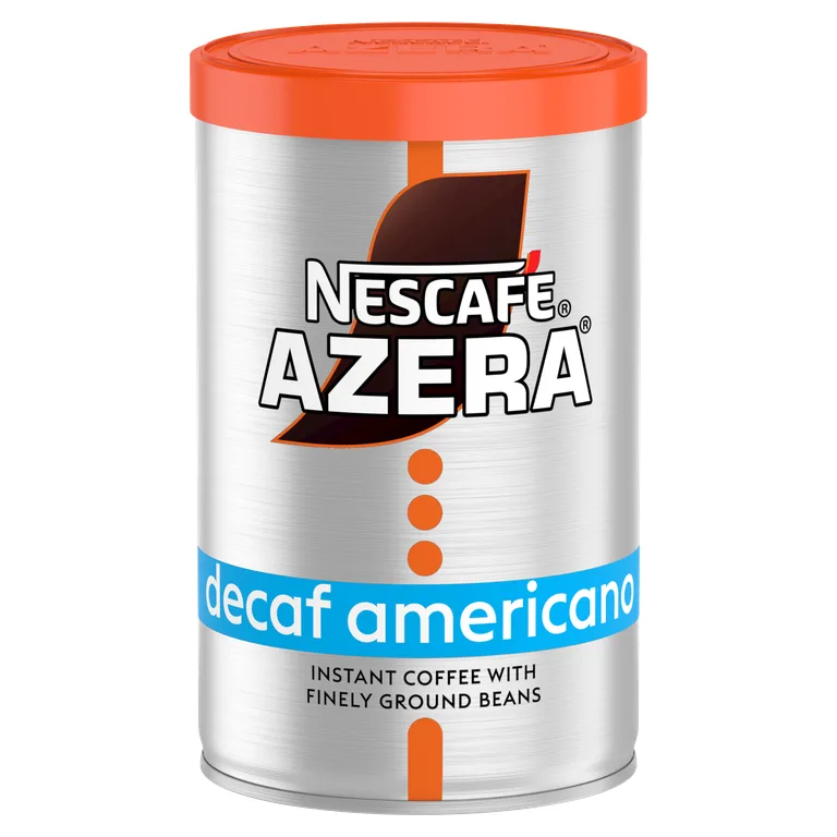 Nescafe Azera Decaf Americano Instant Coffee With Finely Ground Beans 135g