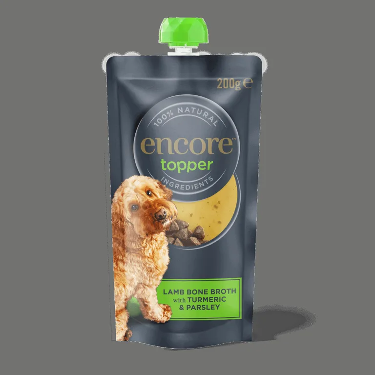 Encore Topper Lamb Bone Broth with Turmeric & Parsley 200g