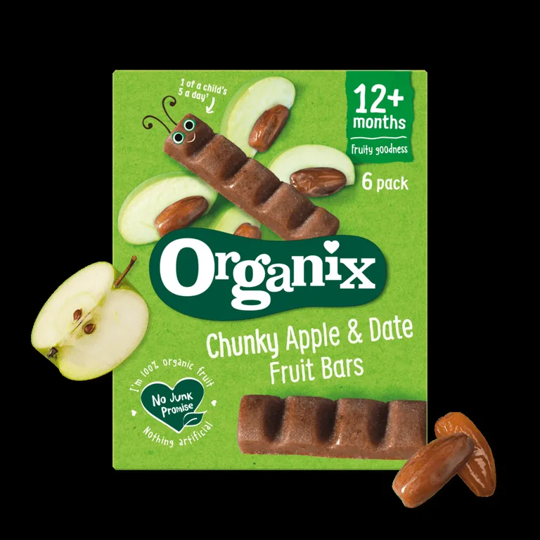 Organix Apple & Date Fruit Snack Bars