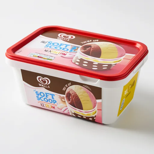 Wall's Soft Scoop Neapolitan Ice Cream Dessert Tub 1800ml