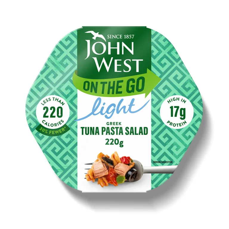John West Light On The Go Greek Tuna Pasta Salad