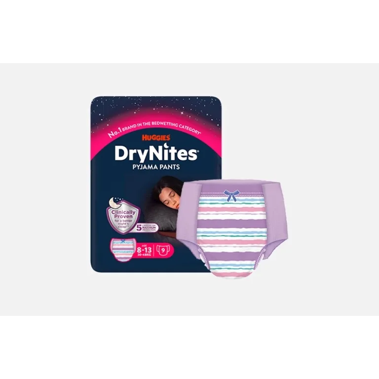 Huggies Drynites Pyjama Pants 8-13 Girl