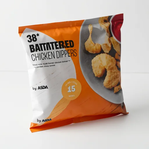 ASDA 38 Battered Chicken Dippers 684g