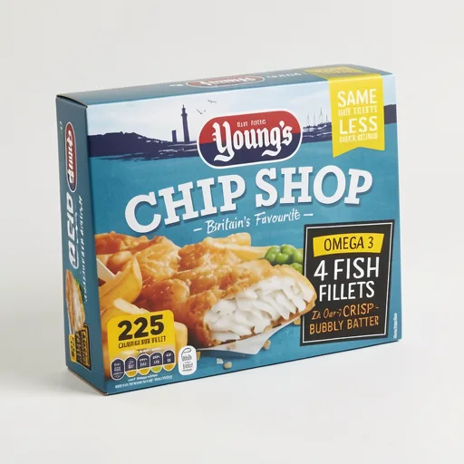 Young's 4 Chip Shop Fish 400g
