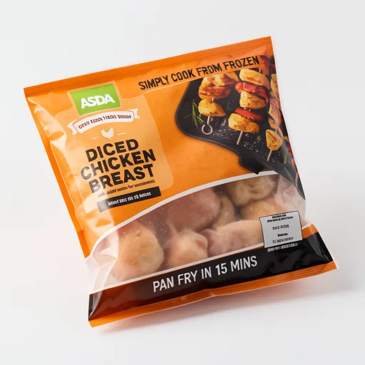 ASDA Diced Chicken Breast 600g