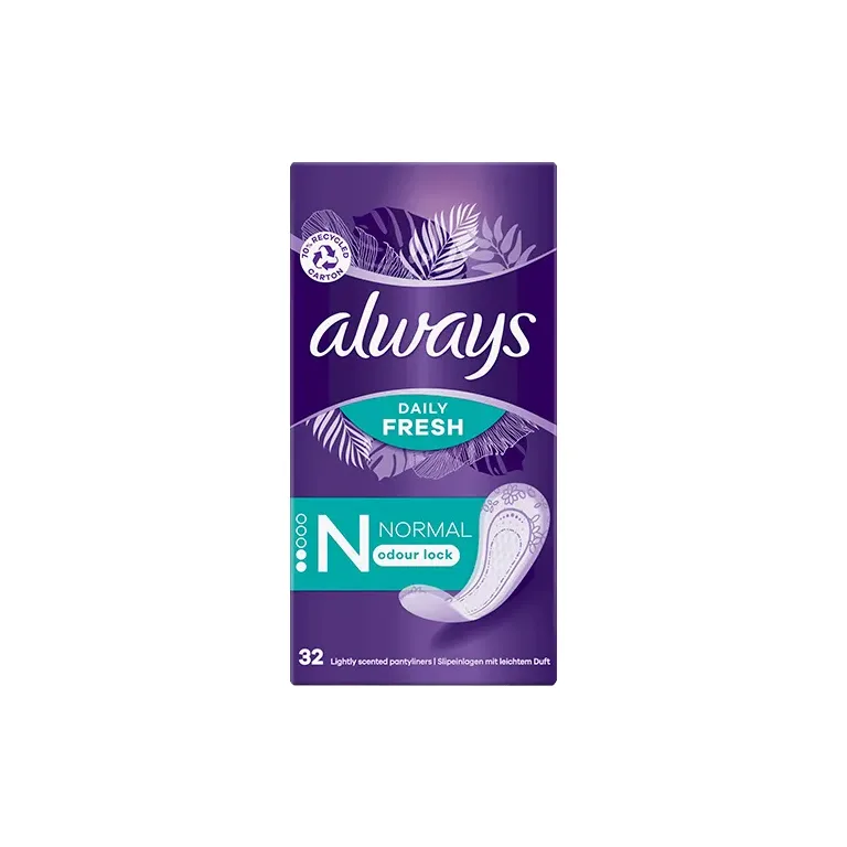 Always Dailies Fresh and Protect Panty Liners Normal