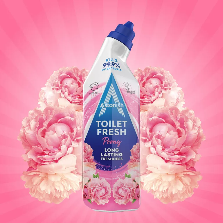 Astonish Toilet Fresh Gel Pink Peony