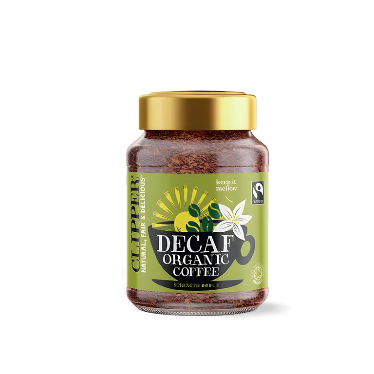 Clipper Fairtrade Organic Decaf Latin American Instant Coffee 100g
