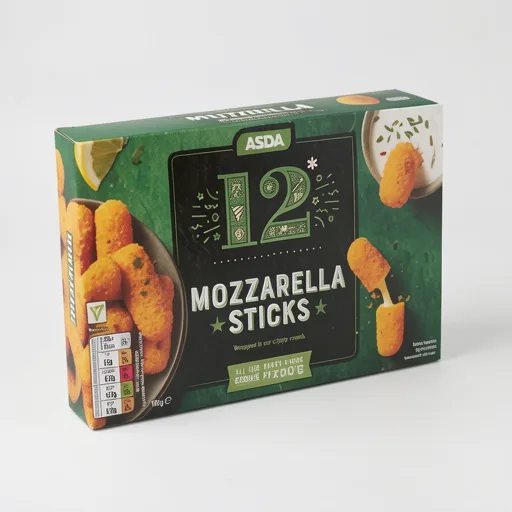 ASDA 12 Party Mozzarella Sticks 180g