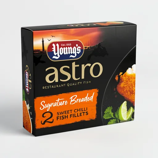 Young's Gastro Limited Edition Thai Inspired 2 Sweet Chilli Breaded Fish Fillets 270g