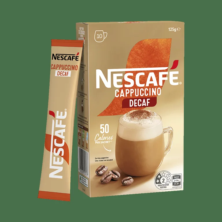 Nescafé Cappuccino Decaf Sachets 7s