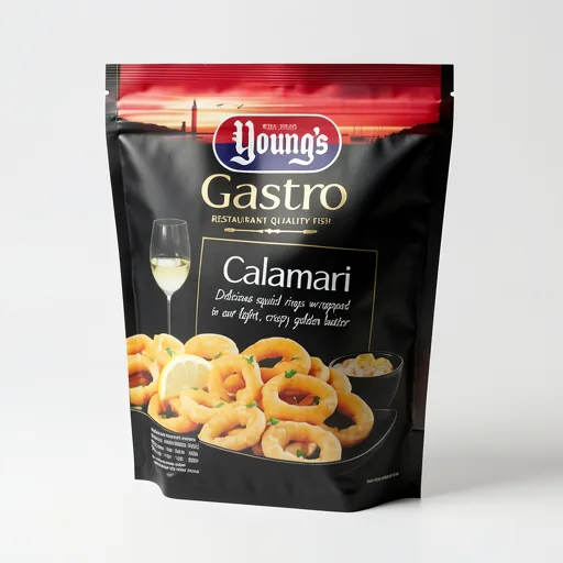 Young's Gastro Golden Battered Calamari 250g