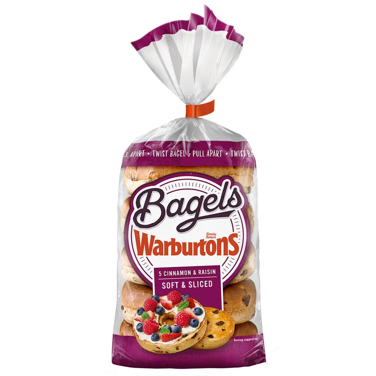Warburtons Cinnamon & Raisin Bagels