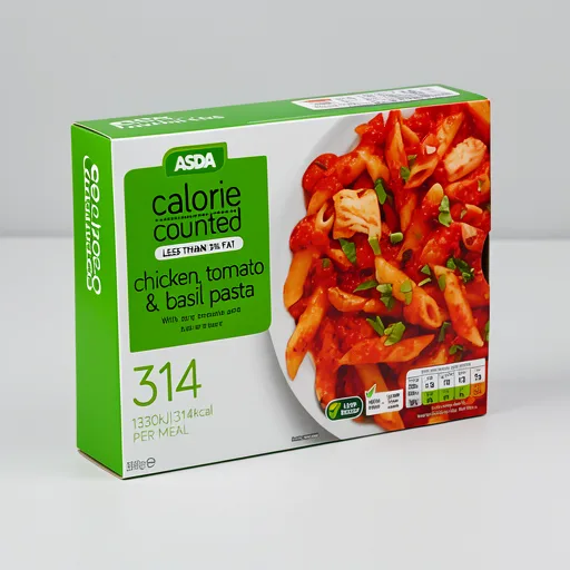 ASDA Good & Counted Calorie Controlled Chicken, Tomato & Basil Pasta 350g