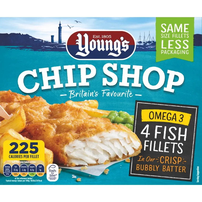 Young's Chip Shop 2 Omega 3 Fish Steaks