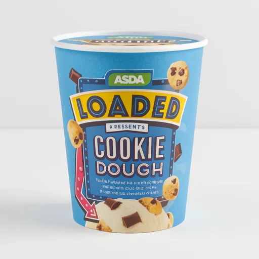 ASDA Loaded Cookie Dough Ice Cream 480ml