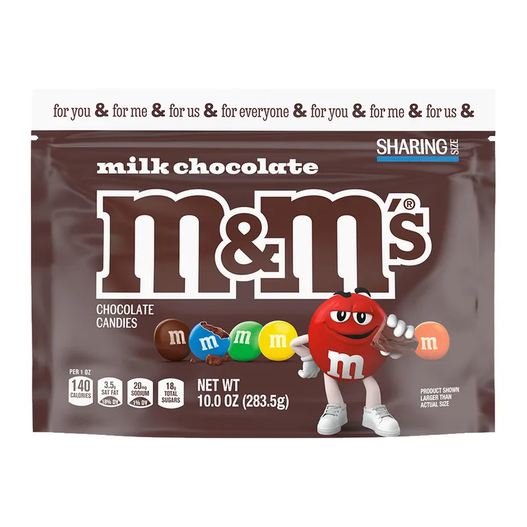 M&M's Milk Chocolate Pouch Bag   112g