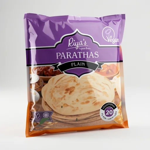 Riya's Family Pack Plain Paratha 20pk