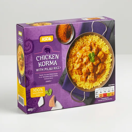 ASDA Chicken Korma with Pilau Rice 400g