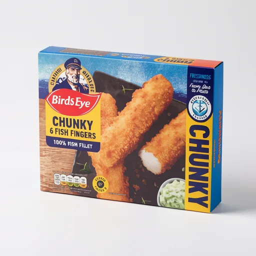 Birds Eye Chunky Breaded Fish Fingers 6 Pack 360g
