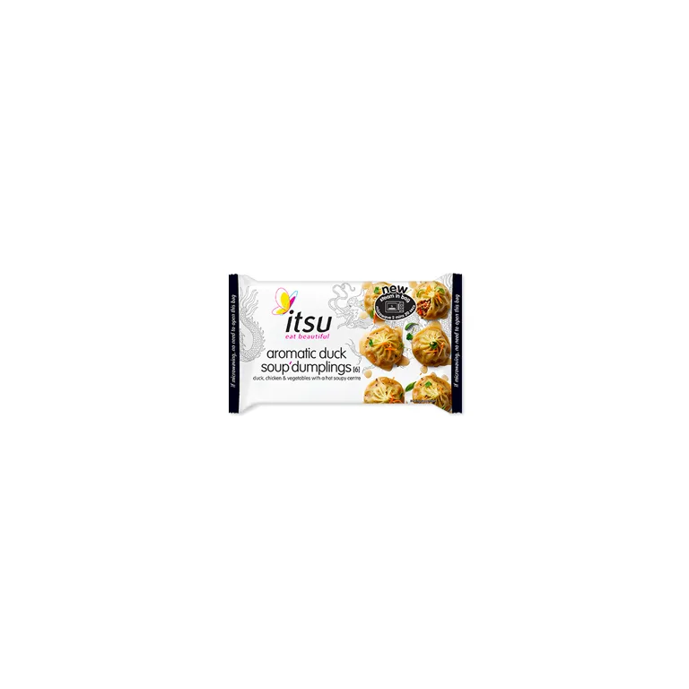 itsu aromatic duck soup dumplings 168g