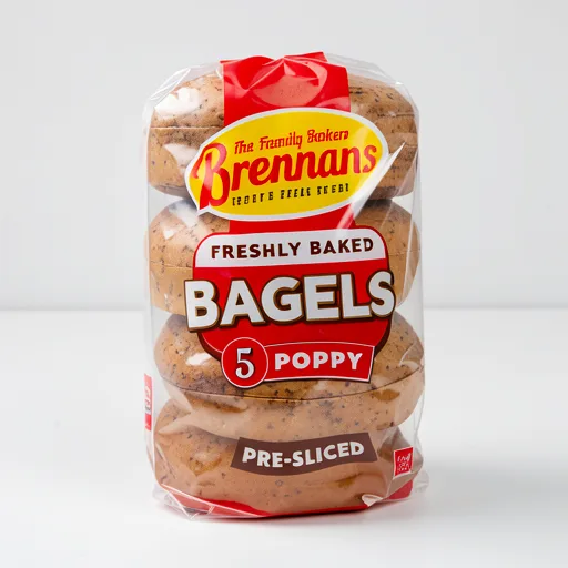 Brennans Poppy Bagels 425g