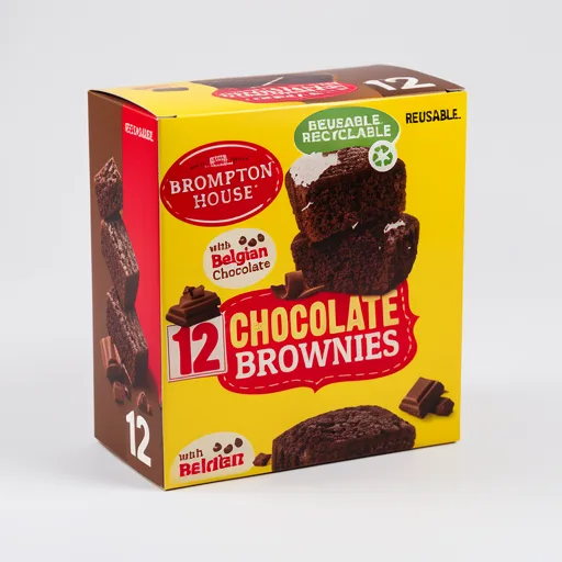 Brompton House 12 Chocolate Brownies