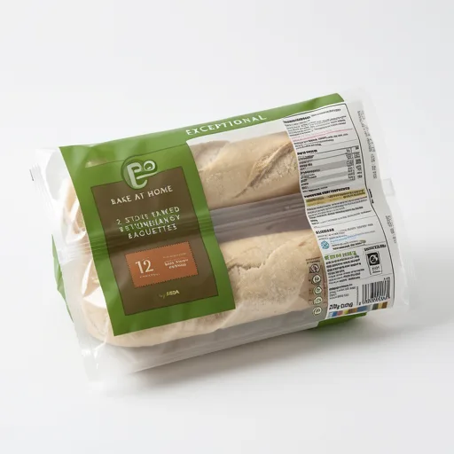 Exceptional by ASDA Bake at Home Stonebaked Baguettes 2 x 125g (250g)