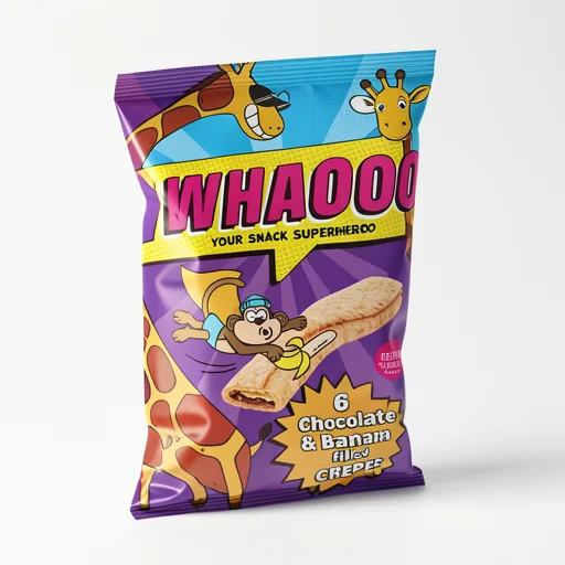 Whaoo! 6 Chocolate & Banana Filled Crêpes 192g