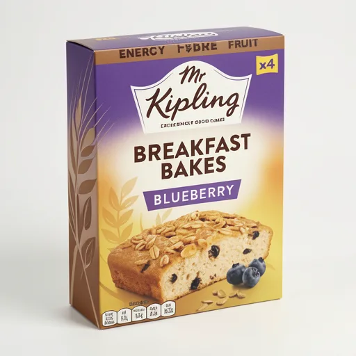 Mr Kipling Blueberry Breakfast Bakes Snack Cakes 4 pack