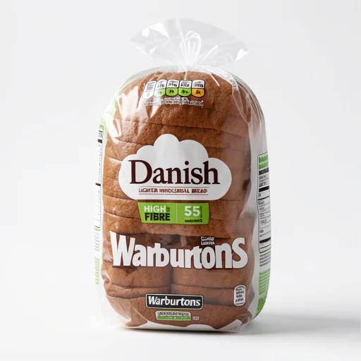 Warburtons Danish Lighter Wholemeal Bread 400g