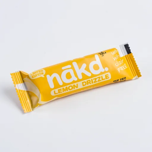 Nakd nākd. Lemon Drizzle Raw Fruit & Nut Bar 35g