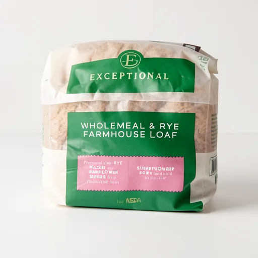 Exceptional by ASDA Wholemeal & Rye Farmhouse Loaf 800g