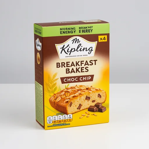 Mr Kipling Choc Chip Breakfast Bakes Snack Cakes 4 pack