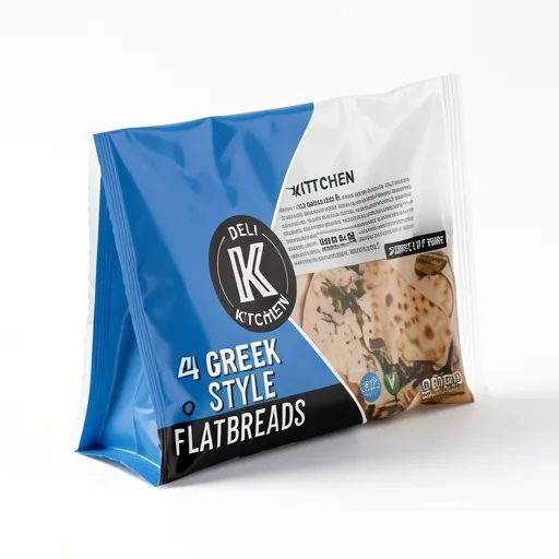 Deli Kitchen 4 Greek Style Flatbreads 320g